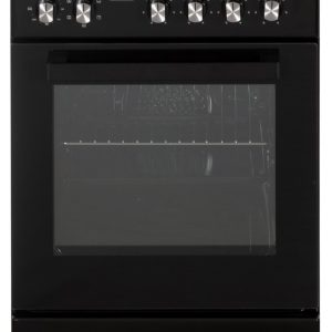 Fitelli FK5001ZW keramisch Vrijstaand fornuis Zwart 50CM BREED met heteluchtoven review: hetelucht bakken, keramische kookplaat