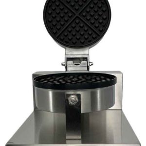 HCB® - Professioneel rond horeca Wafelijzer test snel bakken, RVS