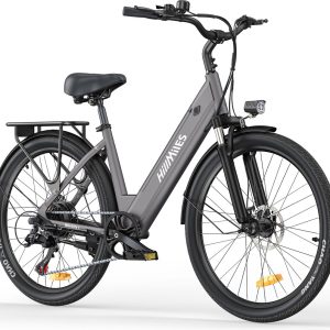 HillMiles Milecity 1 Elektrische Fiets - Motor 250W - Actieradius 80km - 26 Inch - Grijs e-bike test