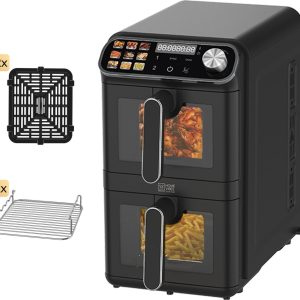 Home Vibes® Airfryer XXL review: dubbele lades, 11L inhoud