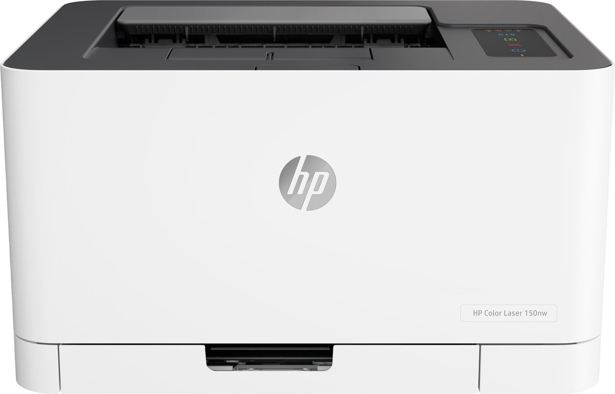 HP Color Laser 150nw - Kleuren Laserprinter - Wit test met wifi