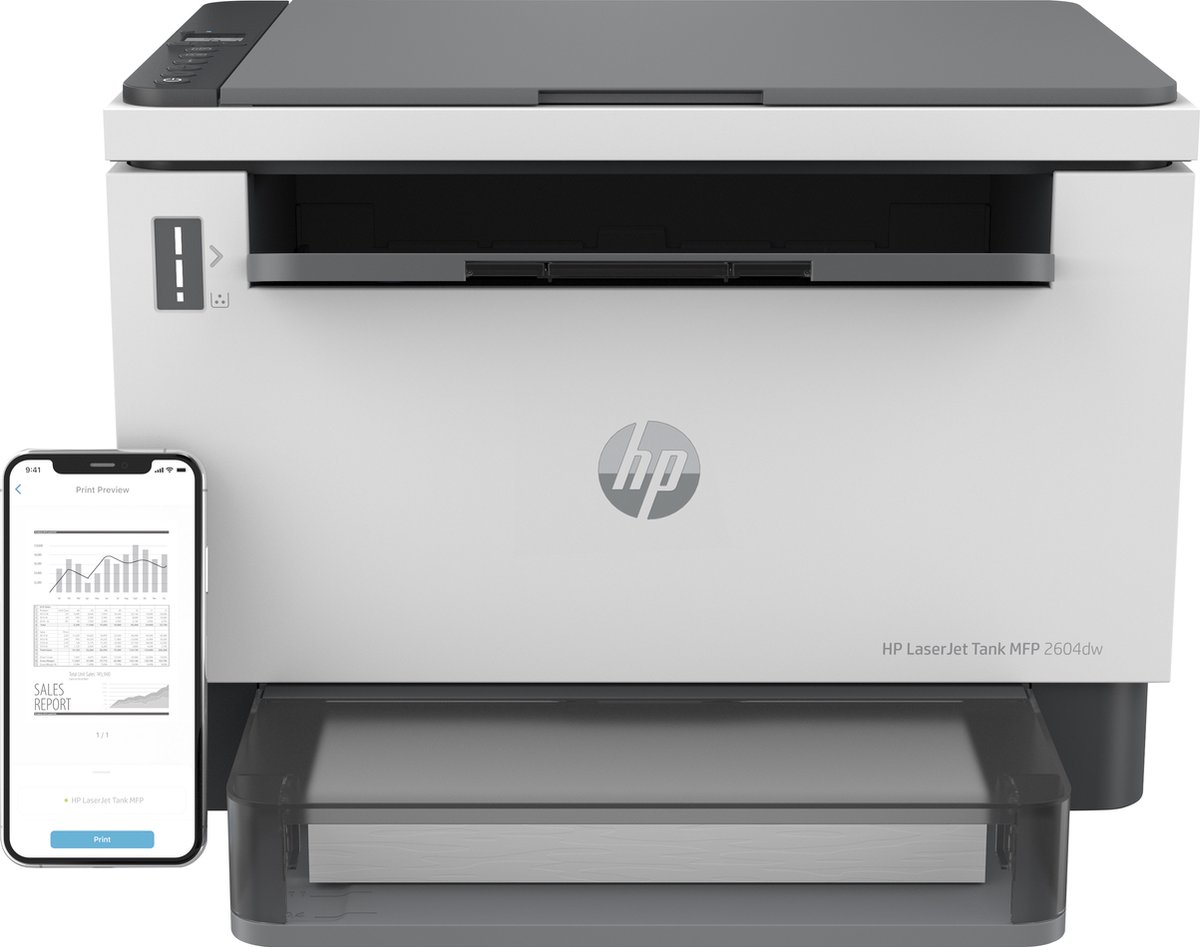 HP LaserJet Tank MFP 2604dw review: lage afdrukkosten, duplex
