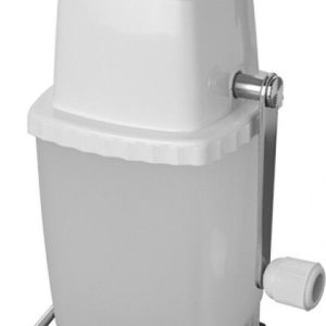 IJscrusher met Vacuüm voet voor extra stevigheid - RVS messen - Wit - Ice crusher/ ijsvergruizer review: sneller cocktails maken