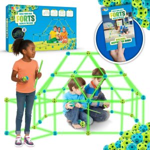 Joya Creative Fort Bouwpakket Glow in the Dark 130pcs test: STEM