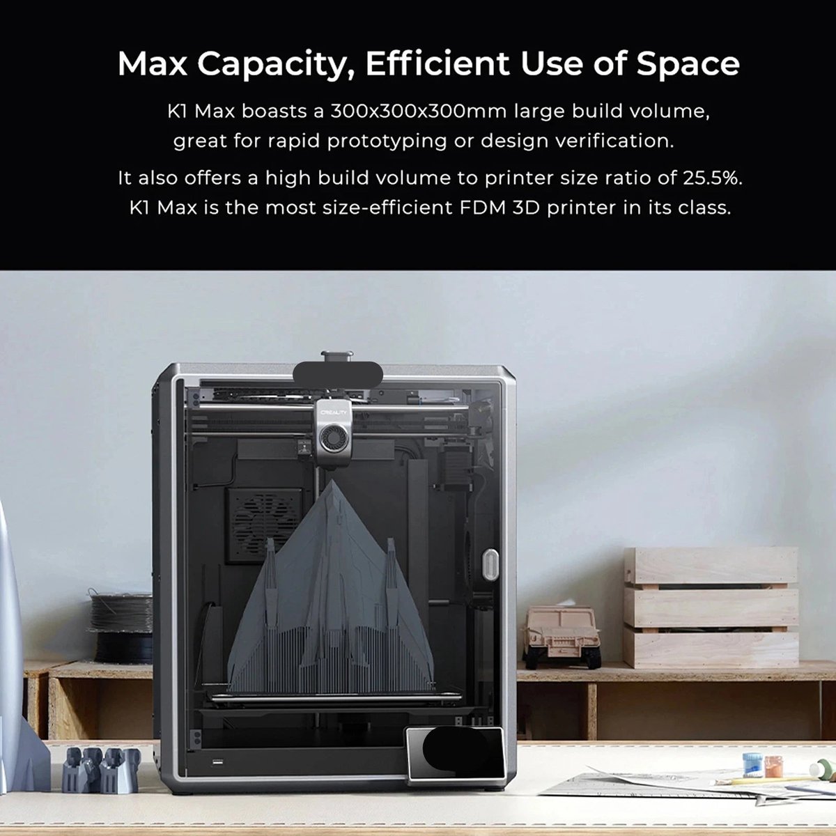 K1 Max 3D-printer review: 600 mm/s voor rapid prototyping