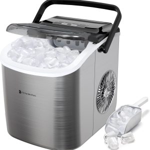 KitchenBrothers - 1.2L - IJsblokjesmachine review: draagbaar RVS