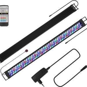LED Aquariumverlichting review: dimbaar RGB, aquascaping