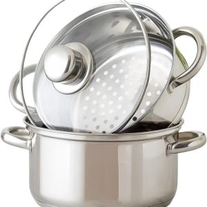 Lomera Stoompan 3-Delig review: sneller rijst stomen op inductie