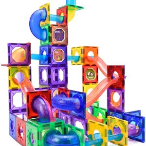 Magna Minds - Magnetic Tiles - Knikkerbaan test STEM 3D-inzicht
