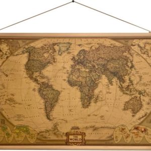 National Geographic Wereldkaart review: stijlvolle wanddecoratie