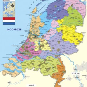 Nederland Kaart Poster review 70x100cm grote wanddecoratie (2024)