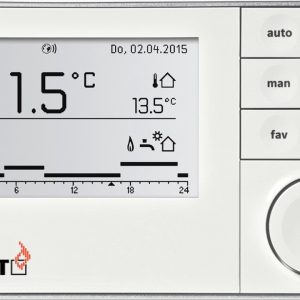 Nefit Moduline 3000 klokthermostaat - modulerend test minder gas
