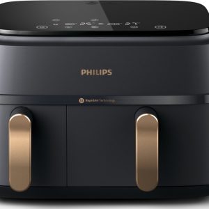 Philips 3000 serie NA352/04 - Airfryer - 9L - Dubbele mand test