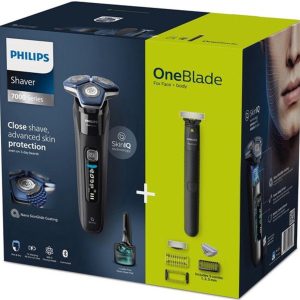 Philips Series 7000 Shaver & OneBlade | S7886/78 test nat/droog