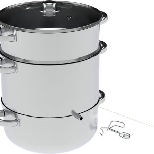 Puurmaken Ontsapper / stoomextractor 5 liter test: snel sap, RVS