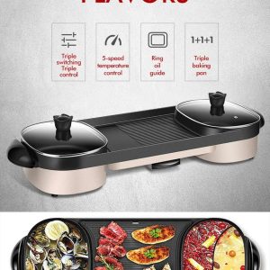 Review WizBay Premium Select® 4 in 1 Dual Aziatische Shabu HotPot