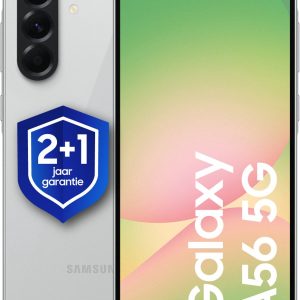Samsung Galaxy A56 - 5G - 128GB - Awesome Light Gray + 1 jaar extra garantie review: lange accuduur
