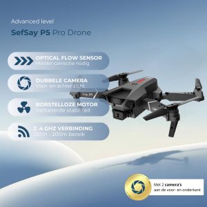 SefSay P5 Pro Drone review: obstakel ontwijking, luchtfotografie