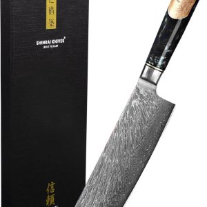 Shinrai Knives - Nakirimes 18 cm review: Damascus, groente hakken