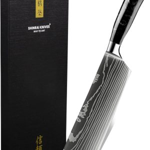 Shinrai Knives - Nakirimes 18 cm test: Damascus mes, snel snijden