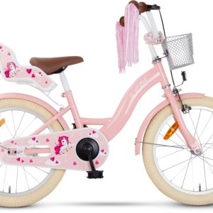 SJOEF Dolly Meisjesfiets 18 inch Roze test: kinderfiets 5–7 jaar