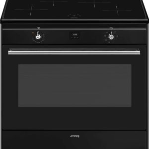 SMEG CX91IMBL - Inductiefornuis - 90 cm - Zwart test: grote oven