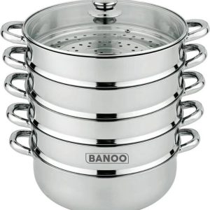 steam cooker Mantowarka 32 CM Set test: RVS stoompan, gezond koken