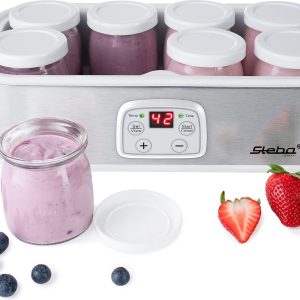 Steba JM3 review: yoghurtmaker voor 8 potjes tegelijk, timer