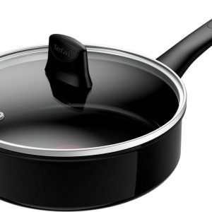 Tefal Renew Black ON - Keramische Hapjespan - Ø24 cm - PFAS-vrij - Geschikt voor Inductie test: anti-aanbaklaag voor stoofgerechten