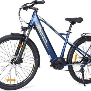 Test Eleglide C1 Trekkingfiets - 27,5 inch - 150km actieradius - blauw