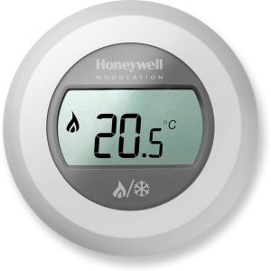 Test Honeywell Round Modulation Heat/Cool Kamerthermostaat koelt