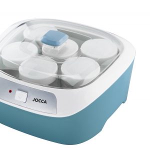 Test Yoghurtmaker - JOCCA - 1575 - 6 potten - Blauw en wit