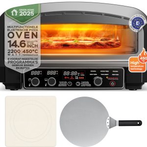 TurboTronic PO14 Elektrische Pizza Oven review: krokante bodem