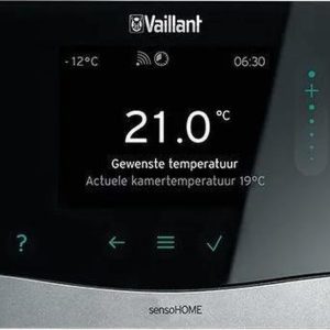 Vaillant sensoCOMFORT VRC720 F draadloze weersafhankelijke systeemregelaar test: energie besparen met smart home koppeling