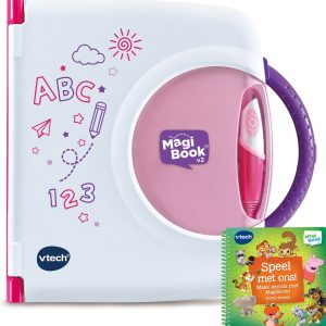 VTech Magibook Starter Pack Roze + demoboek test letters leren