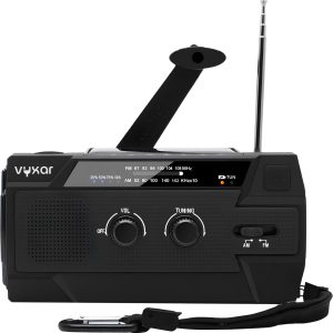 Vyxar® Noodradio review: zonne-energie bij stroomuitval
