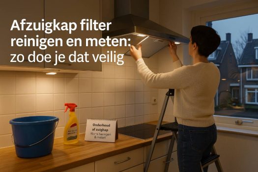 Afzuigkap filter reinigen en meten: zo doe je dat veilig