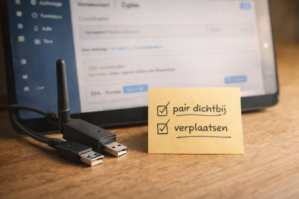 Route C — Alles rechtstreeks Zigbee in Home Assistant (ZHA of Zigbee2MQTT)