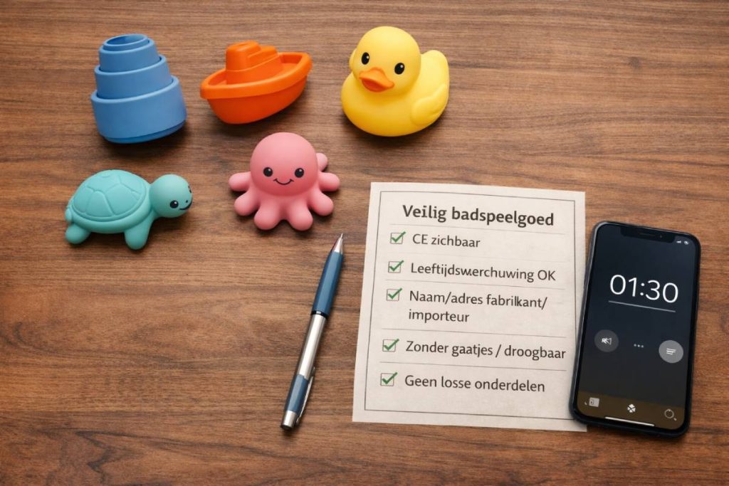 De grote koop-checklist (veilig badspeelgoed in 90 seconden)