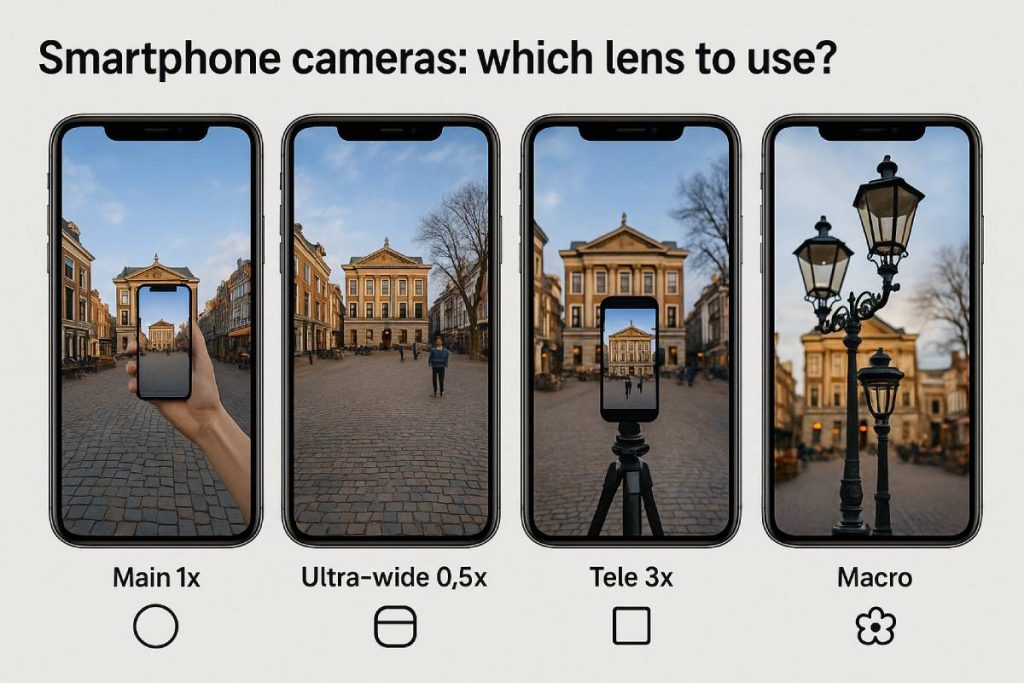 De verschillende typen smartphone lenzen uitgelegd