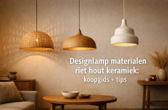 Designlamp materialen riet hout keramiek: koopgids + tips