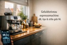 Geluidsniveau espressomachine: dB, tips & stille gids NL