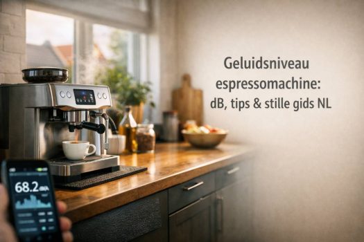 Geluidsniveau espressomachine: dB, tips & stille gids NL