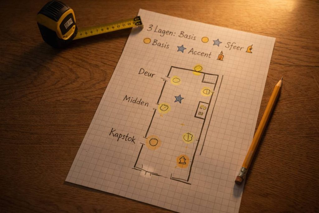 Het mini-lichtplan (3 lagen) dat altijd werkt