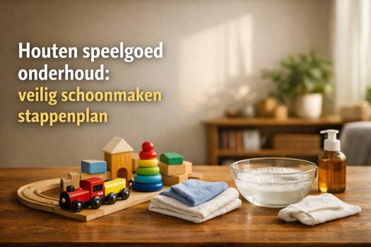 Houten speelgoed onderhoud: veilig schoonmaken stappenplan