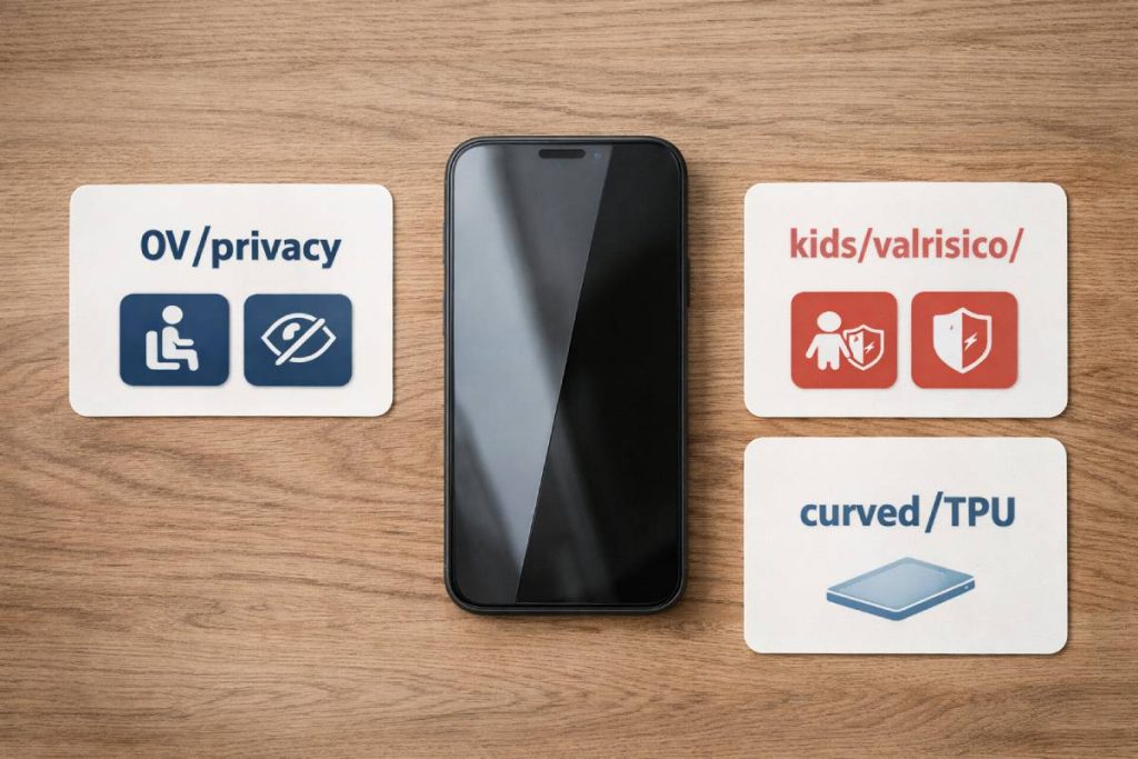 Kies in 60 seconden: welke screenprotector past bij jou?