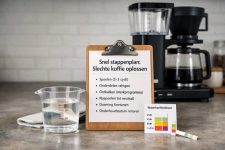 Koffiezetapparaat slechte koffie oplossen: snel stappenplan