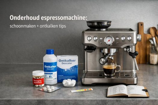Onderhoud espressomachine: schoonmaken + ontkalken tips