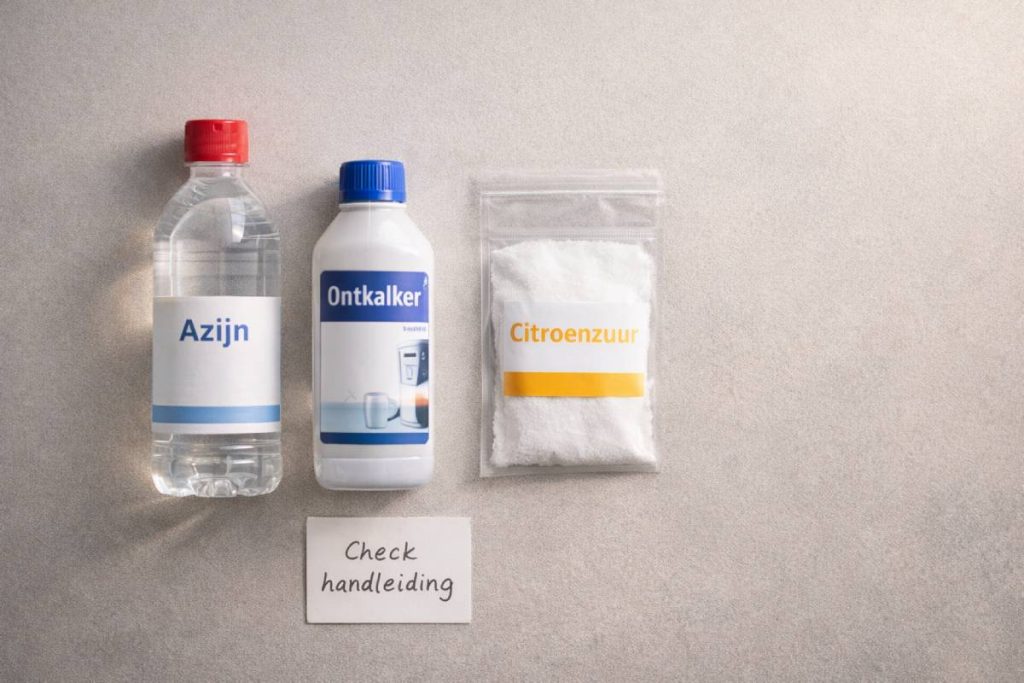 Ontkalker kiezen: azijn, citroenzuur of merk-ontkalker?