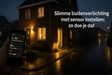 Slimme buitenverlichting met sensor instellen: zo doe je dat